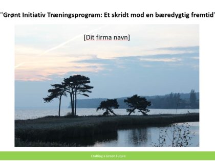 Træningsprogram for grønne initiativer i PowerPoint