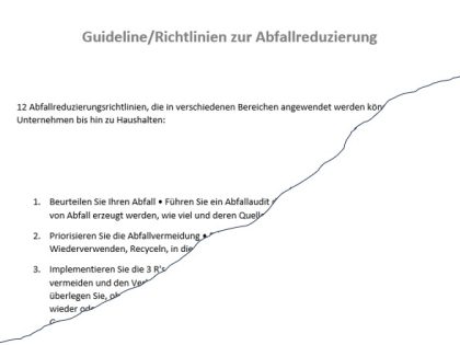 12 Leitlinien zur Abfallvermeidung