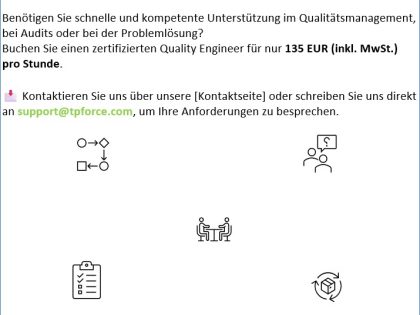 Mieten Sie einen Qualitätsingenieur – bei Bedarf